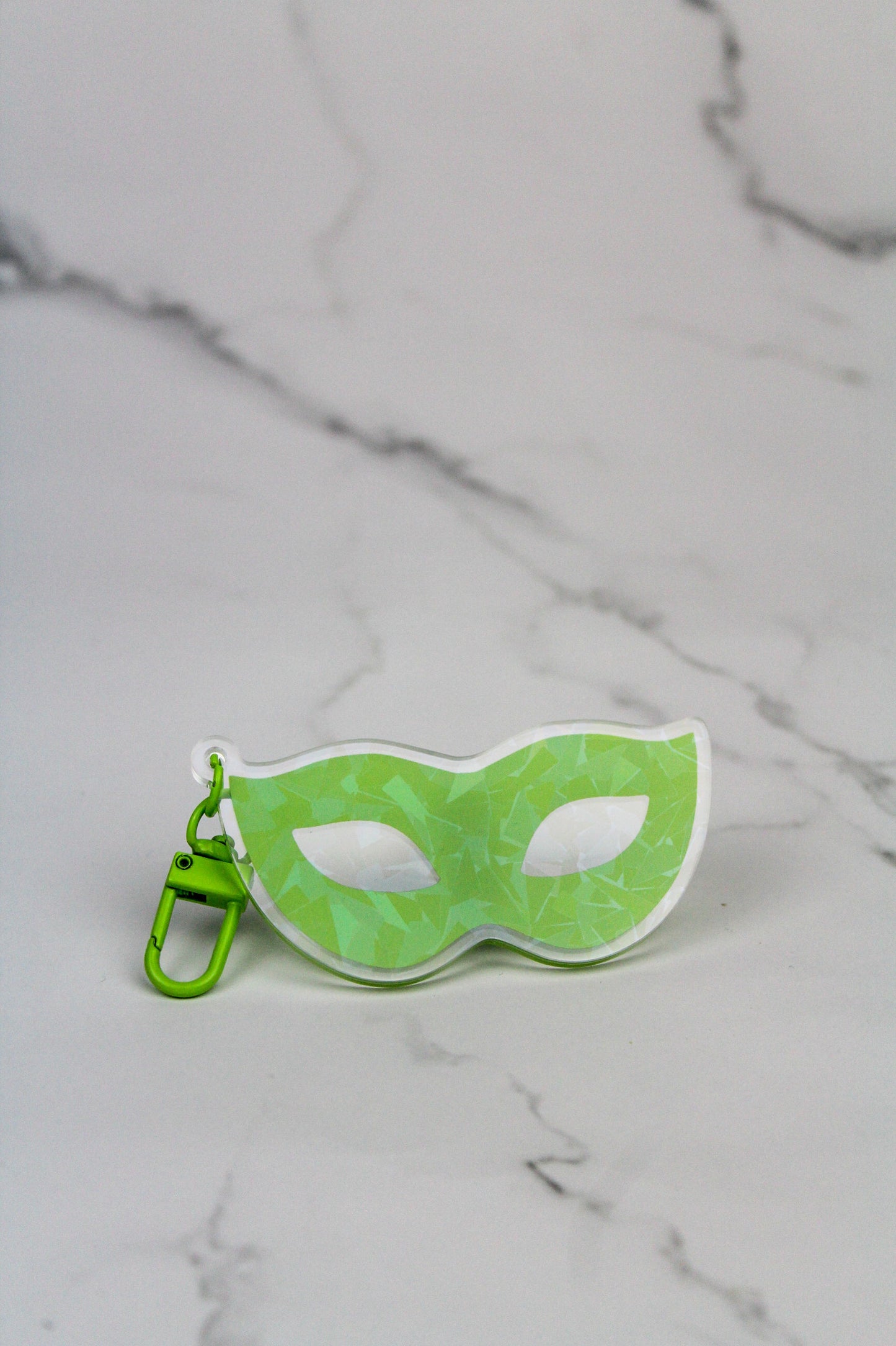 Carnival Mask Acrylic Keychain