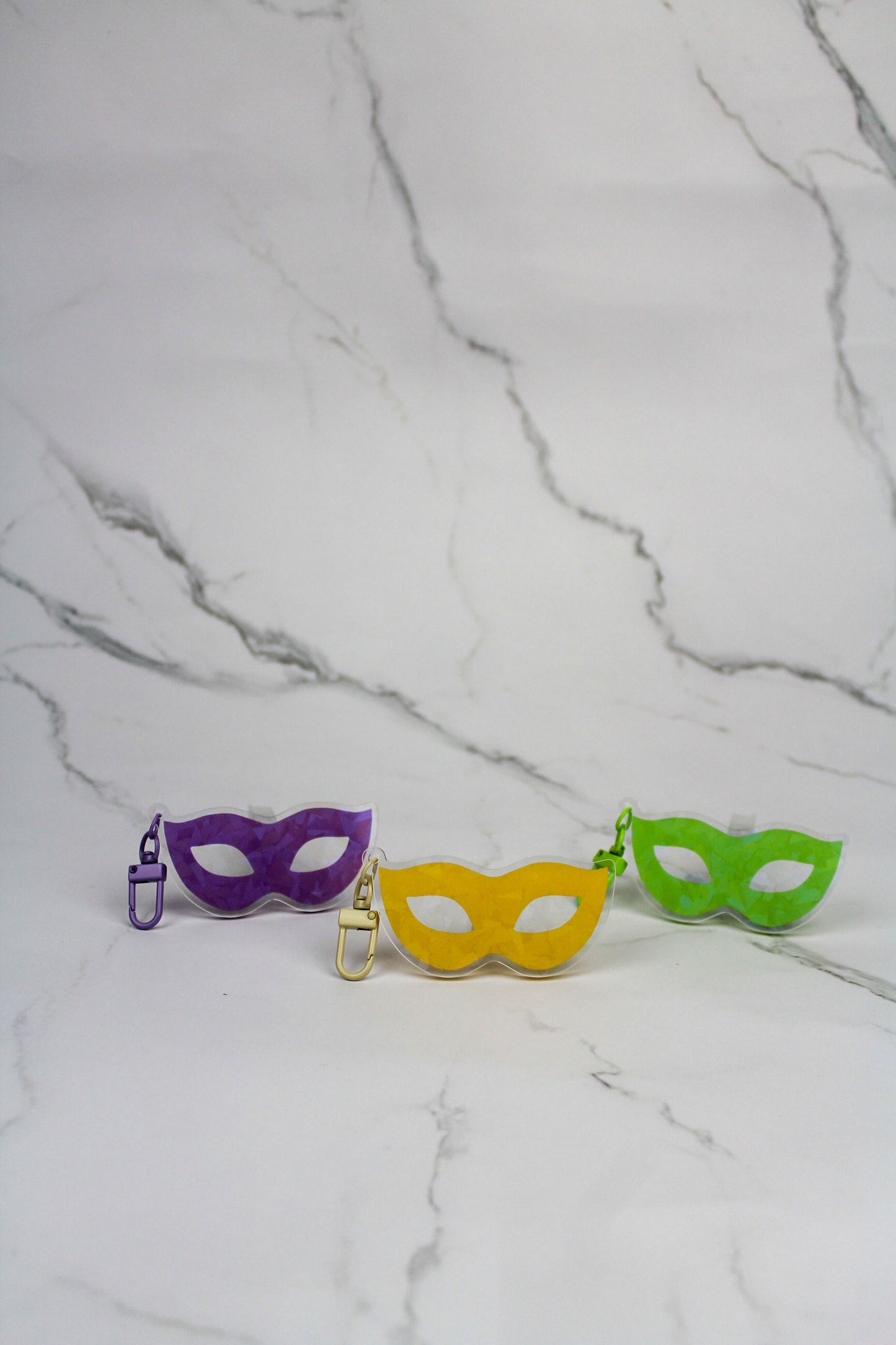 Carnival Mask Acrylic Keychain