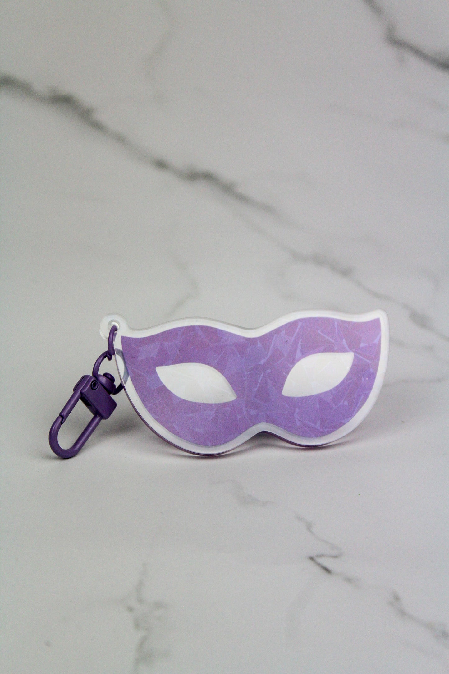 Carnival Mask Acrylic Keychain