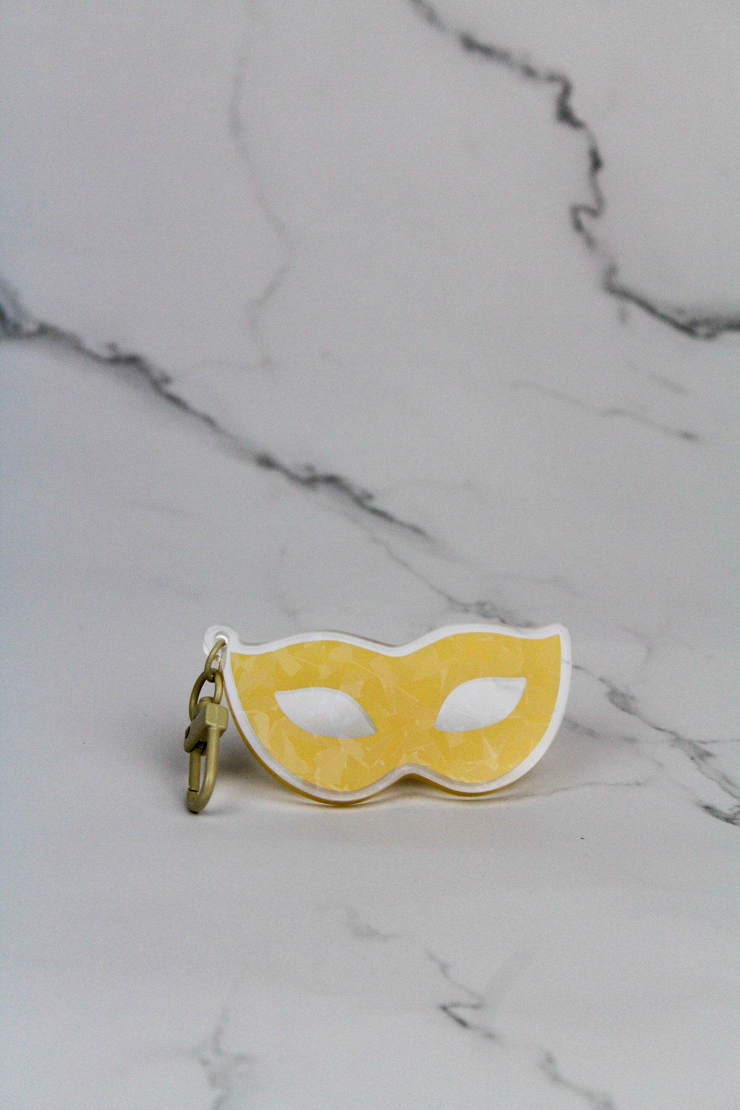 Carnival Mask Acrylic Keychain