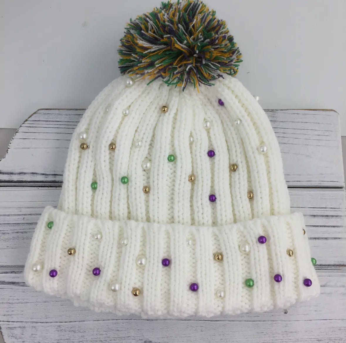 Mardi Gras Beanie